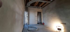 Instalacja rekuperacji - piony