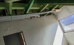 Montaż instalacji rekuperacji w - rozprowadzenie kanałów powietrznych.