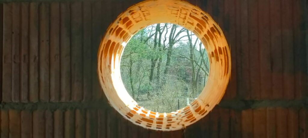 Otwór pod montaż czerpni w domu jednorodzinnym - miejscowość Czarnylas