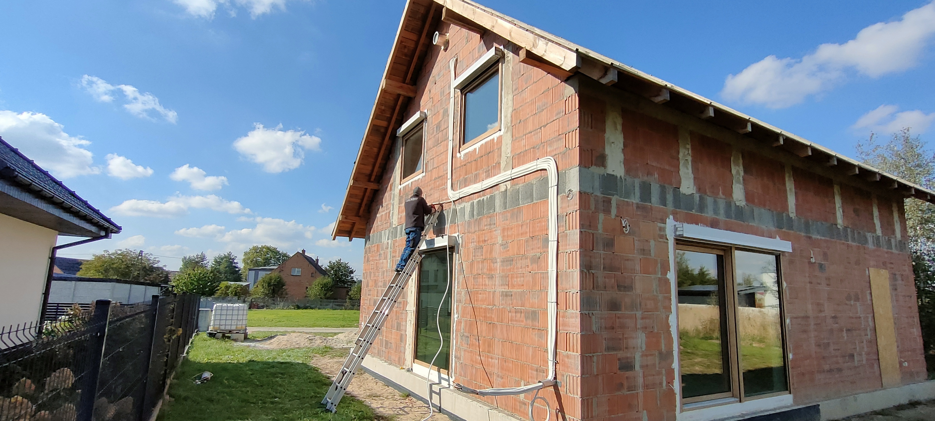 Przygotowane instalacje pod klimatyzację i rekuperację – Czekanów